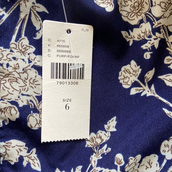 Anthropologie Corduroy Duster Jacket NWT Purple Sz 6 Funky 70s Retro Festival - Picture 7 of 12